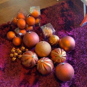 Orange Christmas Decorations
